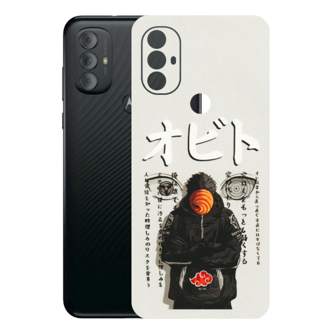 Motorola Phone Skins (All Models) - Obito Anime Eye - 3D Embossed Finish (L-19) Motorola Moto G Power