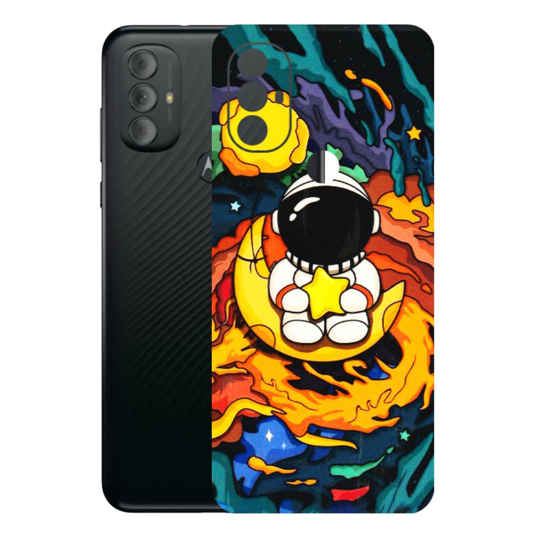 Motorola Phone Skins (All Models) - Baby Astronaut - 3D Embossed Finish (L-197) Motorola Moto G Power