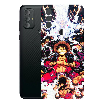 Motorola Phone Skins (All Models) - Luffy Anime Character - 3D Embossed Finish (L-203) Motorola Moto G Power