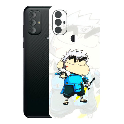 Motorola Phone Skins (All Models) - Angry Young Shinchan - 3D Embossed Finish (L-226) Motorola Moto G Power