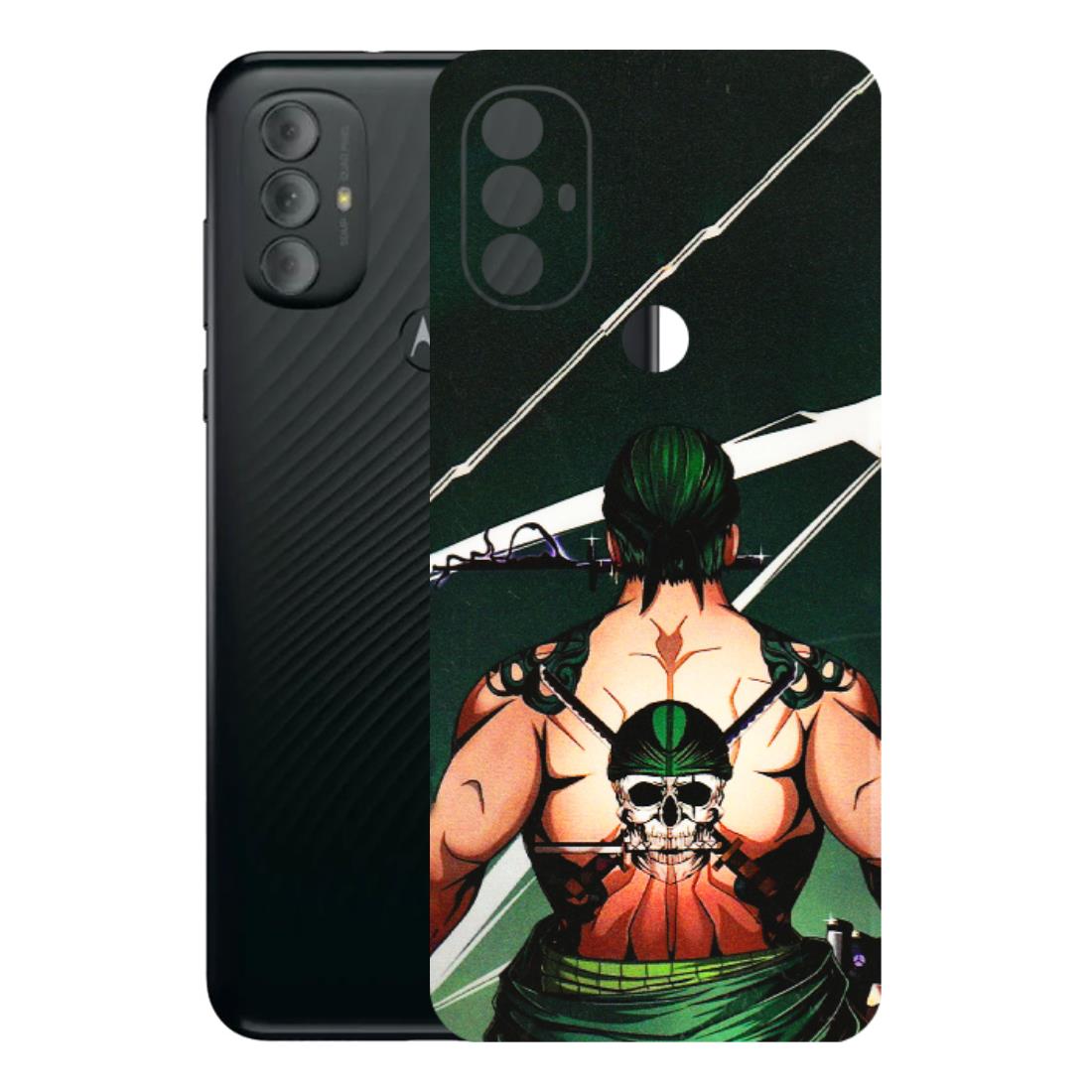 Motorola Phone Skins (All Models) - Zoro Anime - 3D Embossed Finish (L-23) Motorola Moto G Power