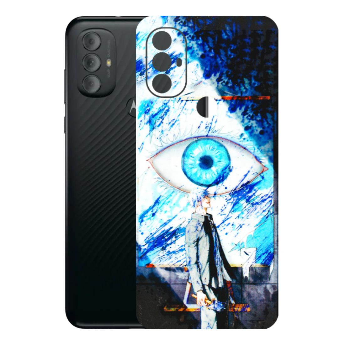 Motorola Phone Skins (All Models) - Gojo Satoru evil eye - 3D Embossed Finish (L-239) Motorola Moto G Power
