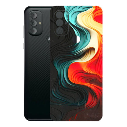 Motorola Phone Skins (All Models) - The Silky Swirl - 3D Embossed Finish (L-240) Motorola Moto G Power