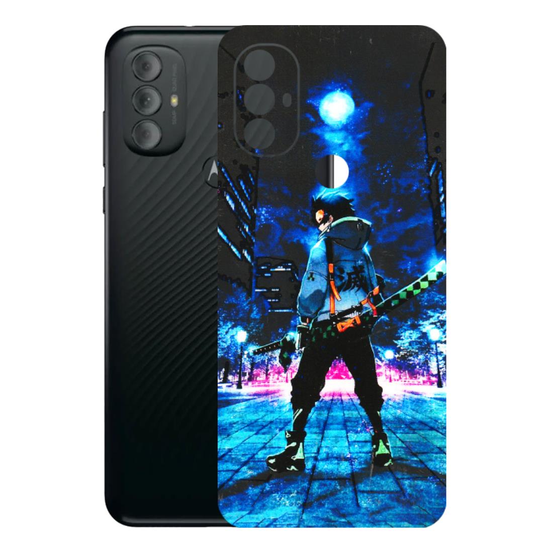 Motorola Phone Skins (All Models) - Demon Slayer Sword - 3D Embossed Finish (L-247) Motorola Moto G Power