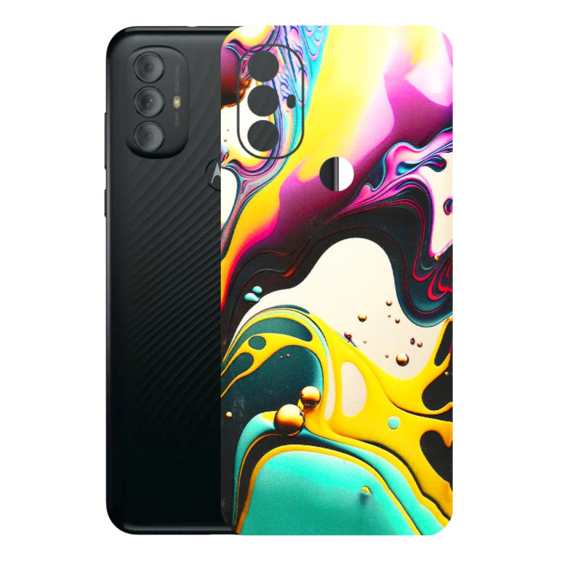 Motorola Phone Skins (All Models) - Multicolor Abstract pattern - 3D Embossed Finish (L-254) Motorola Moto G Power