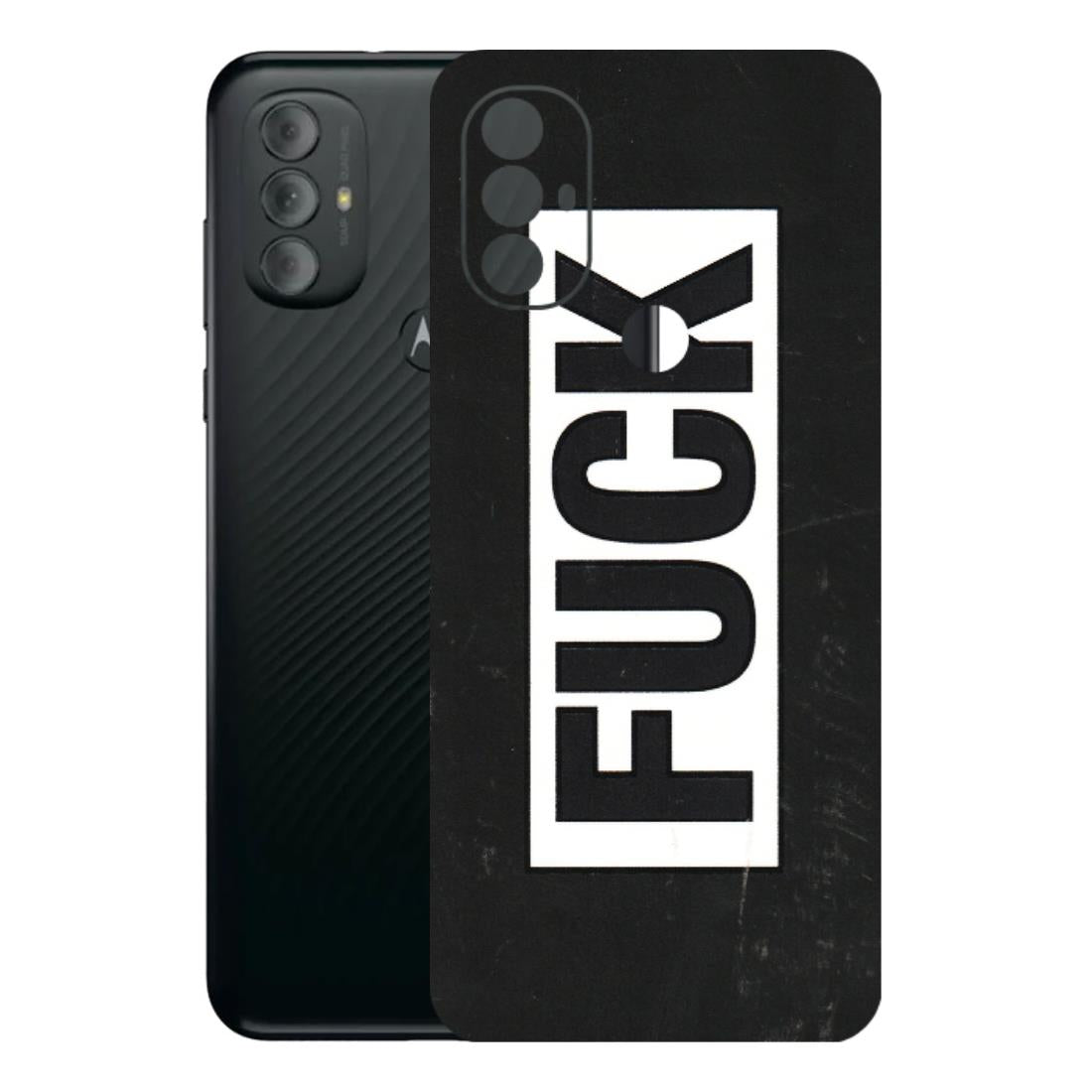 Motorola Phone Skins (All Models) - The F Word - 3D Embossed Finish (L-255) Motorola Moto G Power