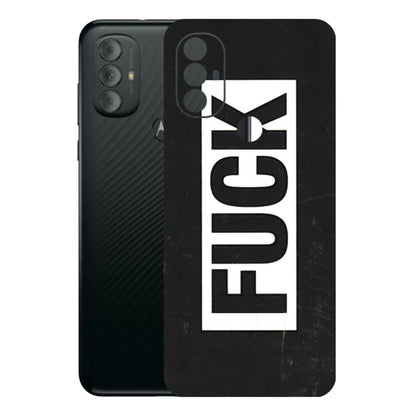 Motorola Phone Skins (All Models) - The F Word - 3D Embossed Finish (L-255) Motorola Moto G Power