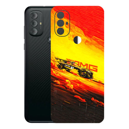 Motorola Phone Skins (All Models) - AMG Car Speed Cover - 3D Embossed Finish (L-256) Motorola Moto G Power
