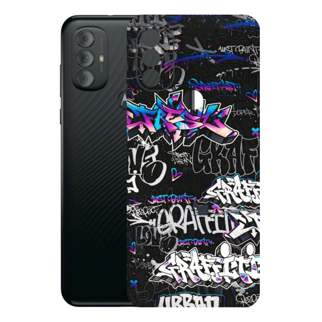 Motorola Phone Skins (All Models) - Graffiti Killer - 3D Embossed Finish (L-274) Motorola Moto G Power