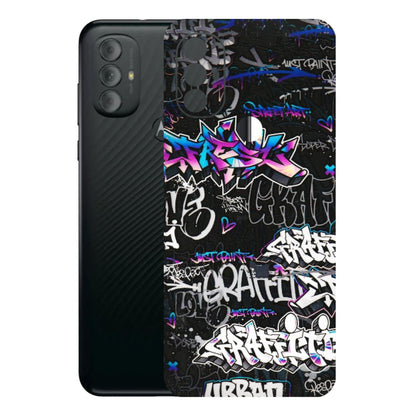 Motorola Phone Skins (All Models) - Graffiti Killer - 3D Embossed Finish (L-274) Motorola Moto G Power