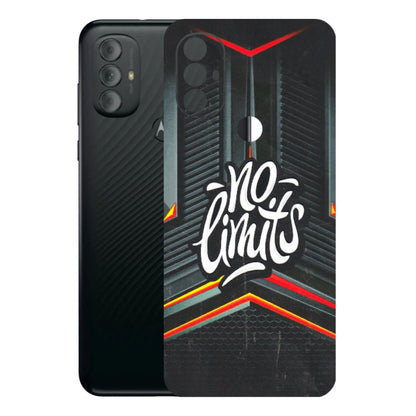 Motorola Phone Skins (All Models) - No Limits - 3D Embossed Finish (L-286) Motorola Moto G Power
