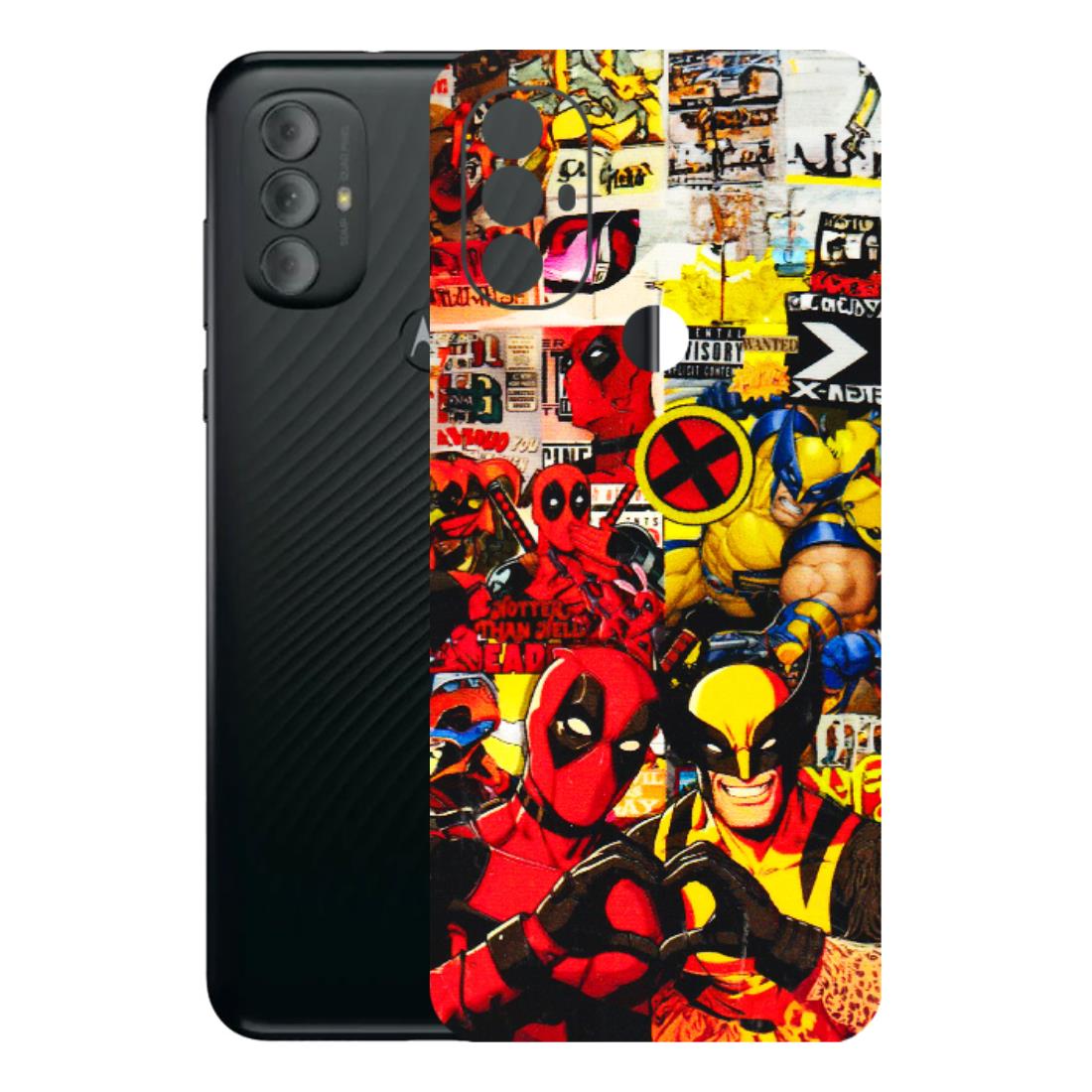 Motorola Phone Skins (All Models) - Spidy Wolverine - 3D Embossed Finish (L-310) Motorola Moto G Power