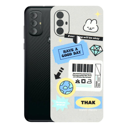Motorola Phone Skins (All Models) - Will Be Okay Design - 3D Embossed Finish (L-316) Motorola Moto G Power