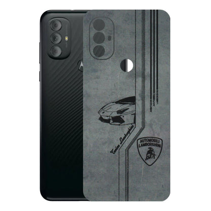Motorola Phone Skins (All Models) - New Lamborgini Aventador - 3D Embossed Finish (L-321) Motorola Moto G Power