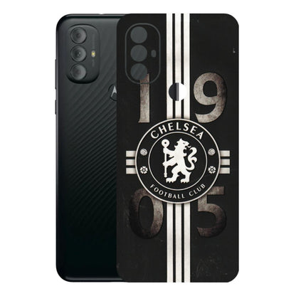 Motorola Phone Skins (All Models) - Chelsea Fan Club - 3D Embossed Finish (L-36) Motorola Moto G Power