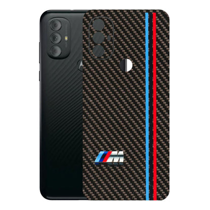 Motorola Phone Skins (All Models) - BM Carbon Fiber Feels - 3D Embossed Finish (L-38) Motorola Moto G Power