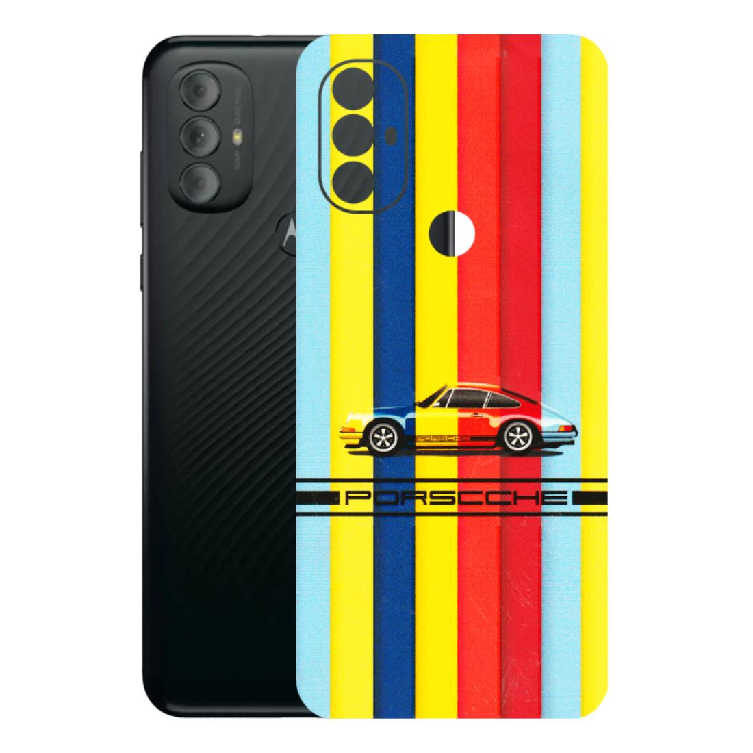 Motorola Phone Skins (All Models) - Multicolour Porche - 3D Embossed Finish (L-39) Motorola Moto G Power