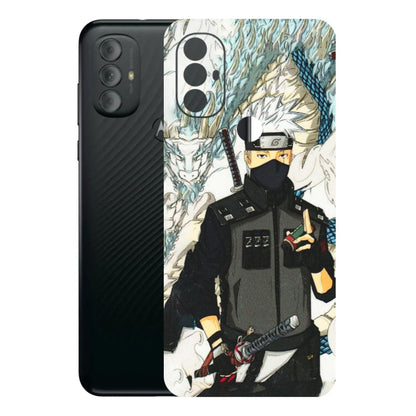 Motorola Phone Skins (All Models) - Kakashi Hatake Naruto Anime - 3D Embossed Finish (L-46) Motorola Moto G Power
