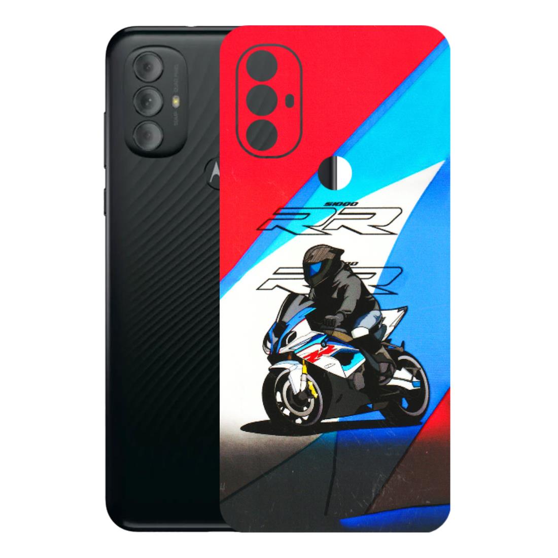 Motorola Phone Skins (All Models) - Bikers Love - 3D Embossed Finish (L-58) Motorola Moto G Power