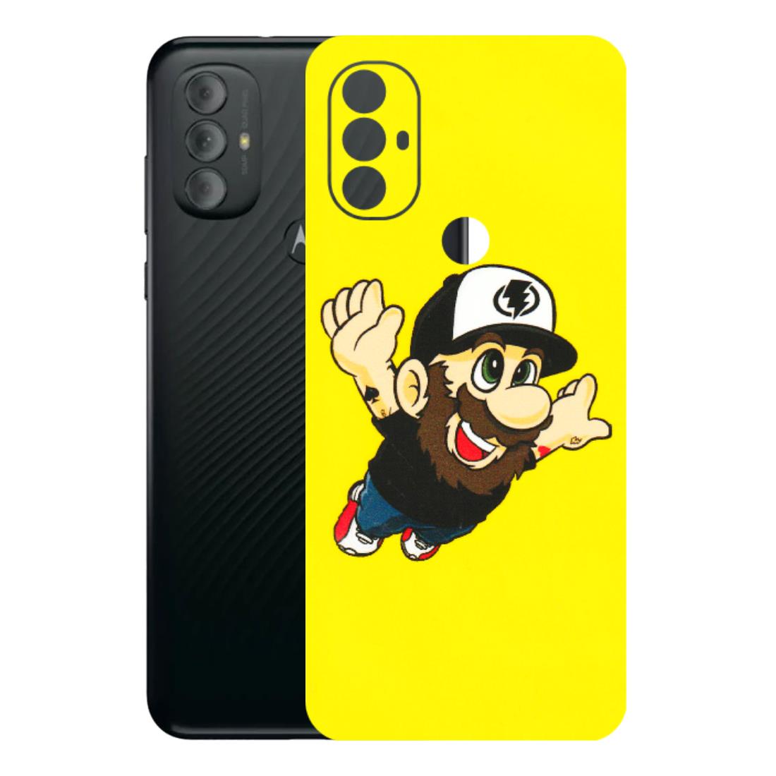 Motorola Phone Skins (All Models) - Flying Beardo - 3D Embossed Finish (L-60) Motorola Moto G Power