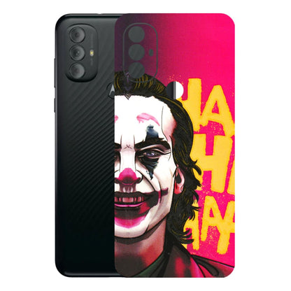 Motorola Phone Skins (All Models) - Joker Evil Laugh - 3D Embossed Finish (L-97) Motorola Moto G Power