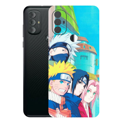 Motorola Phone Skins (All Models) - Team Minato And Kakashi - Matte Finish (M-101) Motorola Moto G Power