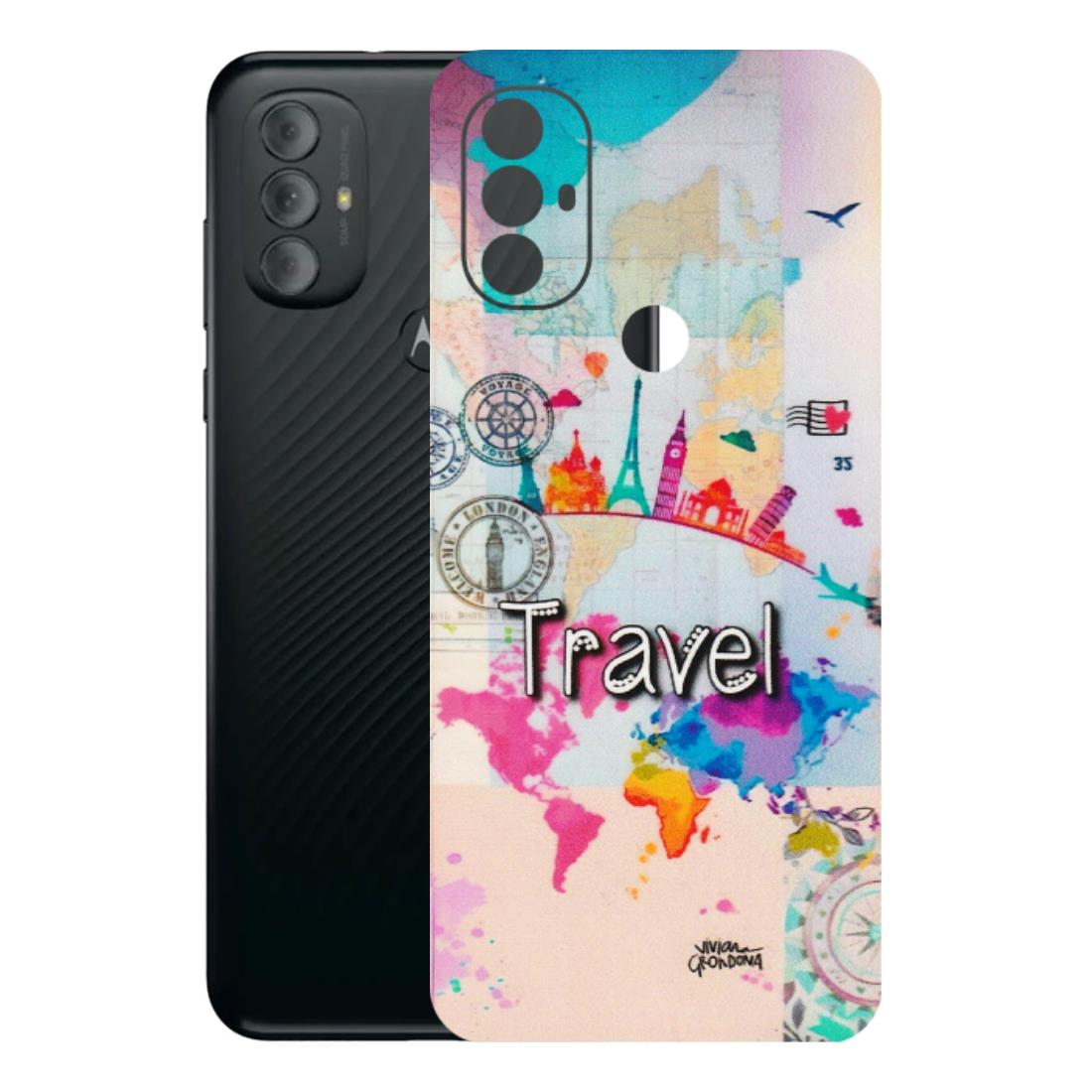 Motorola Phone Skins (All Models) - Travel The Wonders - Matte Finish (M-108) Motorola Moto G Power