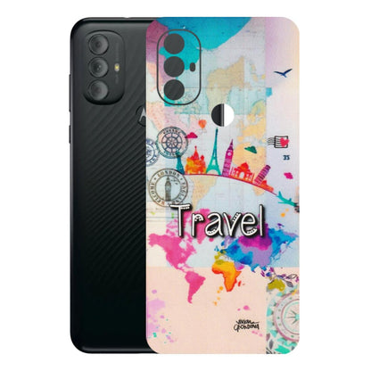 Motorola Phone Skins (All Models) - Travel The Wonders - Matte Finish (M-108) Motorola Moto G Power