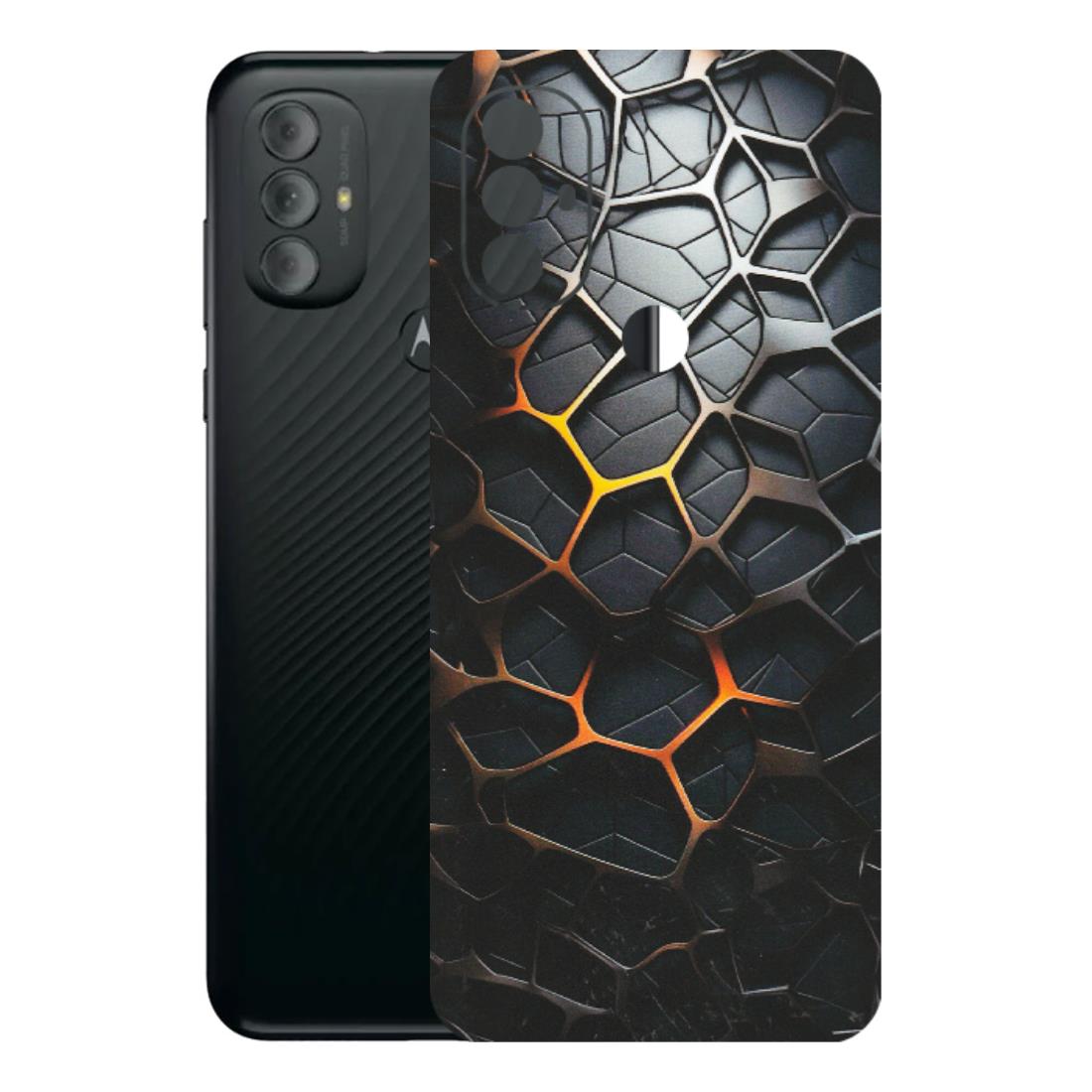 Motorola Phone Skins (All Models) - New Abstract Graphite Tiles - Matte Finish (M-130) Motorola Moto G Power
