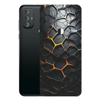 Motorola Phone Skins (All Models) - New Abstract Graphite Tiles - Matte Finish (M-130) Motorola Moto G Power