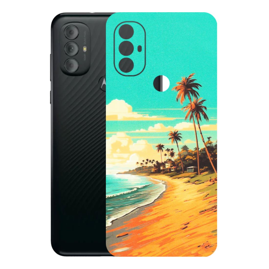 Motorola Phone Skins (All Models) - Miami Beach - Matte Finish (M-136) Motorola Moto G Power