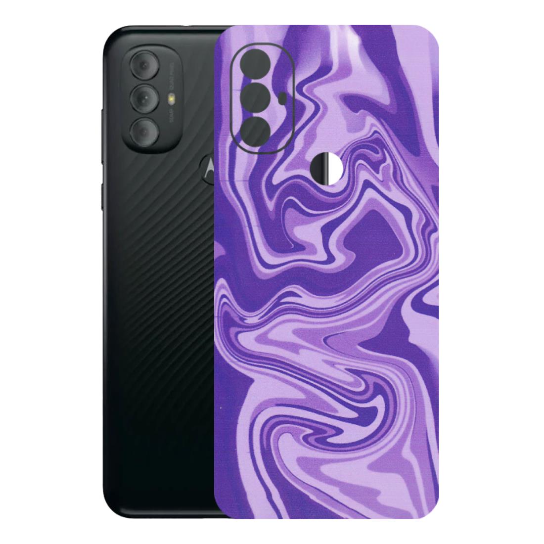 Motorola Phone Skins (All Models) - Hazy Purple Nights - Matte Finish (M-14) Motorola Moto G Power