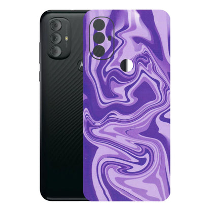 Motorola Phone Skins (All Models) - Hazy Purple Nights - Matte Finish (M-14) Motorola Moto G Power