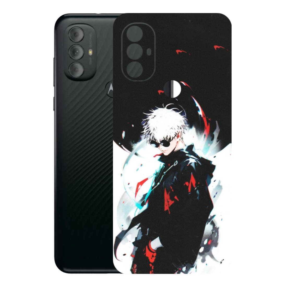 Motorola Phone Skins (All Models) - Gojo Powerful Charater Kaisen Anime - Matte Finish (M-144) Motorola Moto G Power