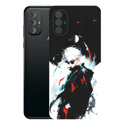 Motorola Phone Skins (All Models) - Gojo Powerful Charater Kaisen Anime - Matte Finish (M-144) Motorola Moto G Power