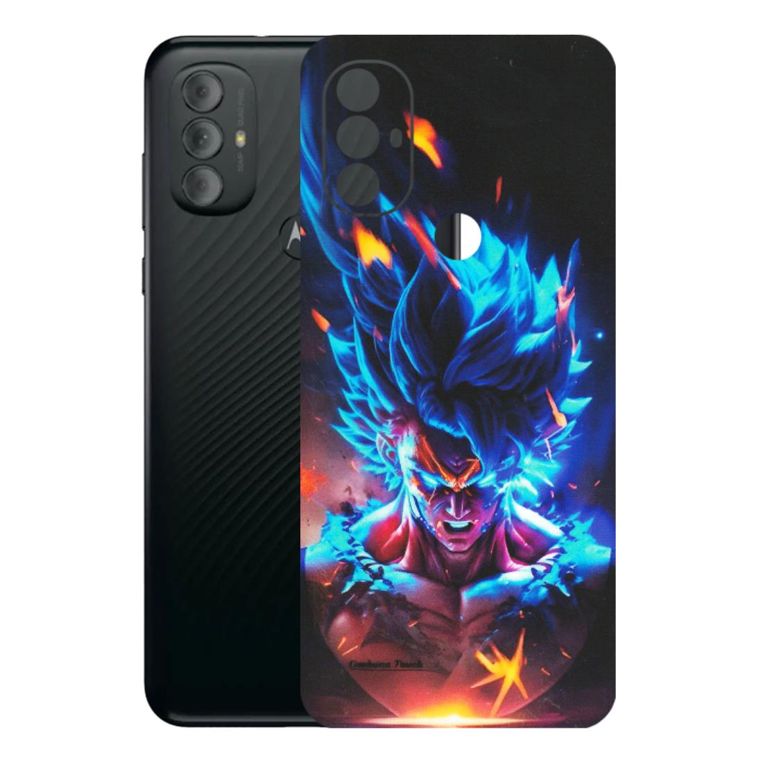 Motorola Phone Skins (All Models) - Angry Goku Dragon Ball Anime - Matte Finish (M-150) Motorola Moto G Power