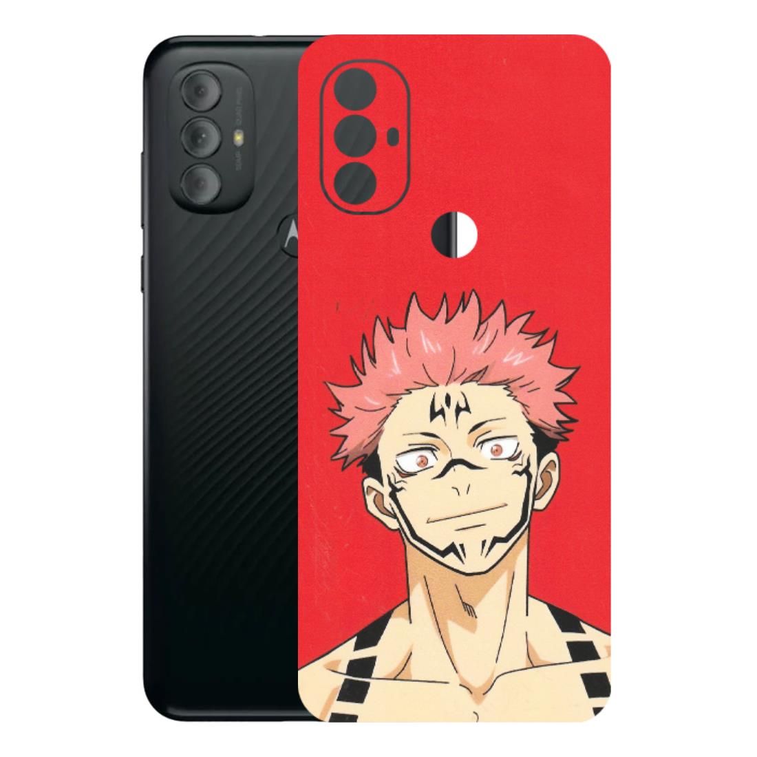 Motorola Phone Skins (All Models) - Ryomen Sukuna Fun Anime - Matte Finish (M-153) Motorola Moto G Power
