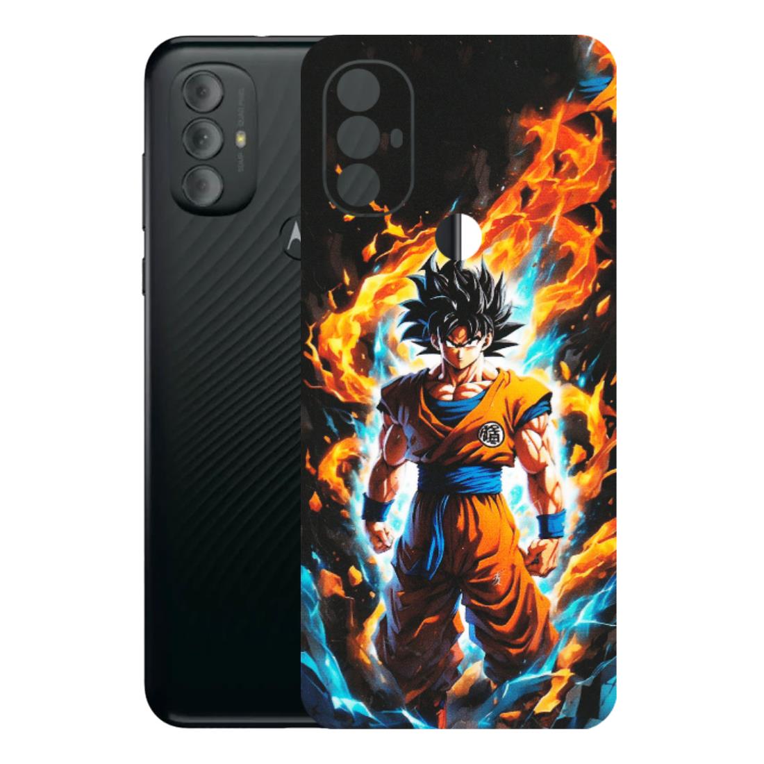 Motorola Phone Skins (All Models) - Goku Transformation Anime - Matte Finish (M-159) Motorola Moto G Power
