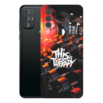 Motorola Phone Skins (All Models) - GYM Lover Therapy - Matte Finish (M-160) Motorola Moto G Power