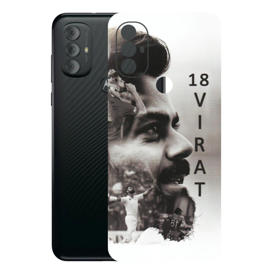 Motorola Phone Skins (All Models) - Virat Kohli Cricketer - Matte Finish (M-163) Motorola Moto G Power