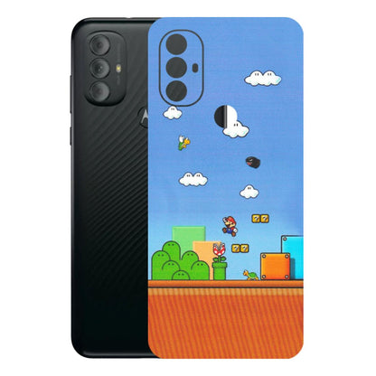 Motorola Phone Skins (All Models) - Mario Game Scene - Matte Finish (M-24) Motorola Moto G Power