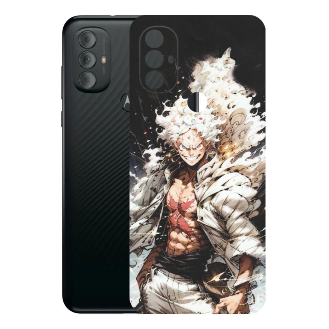 Motorola Phone Skins (All Models) - Anime Angry Classy Character - Matte Finish (M-34) Motorola Moto G Power