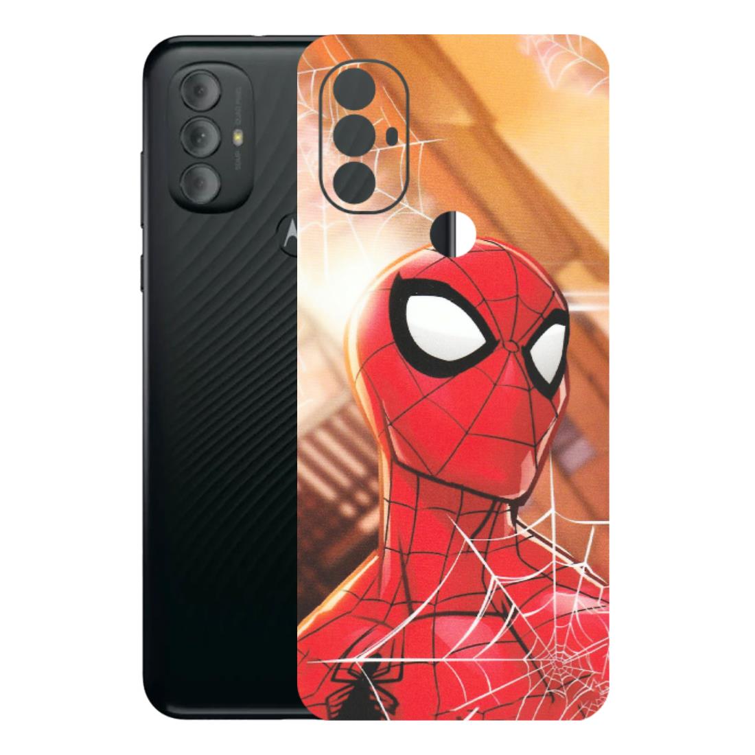 Motorola Phone Skins (All Models) - Spiderman Face New - Matte Finish (M-41) Motorola Moto G Power