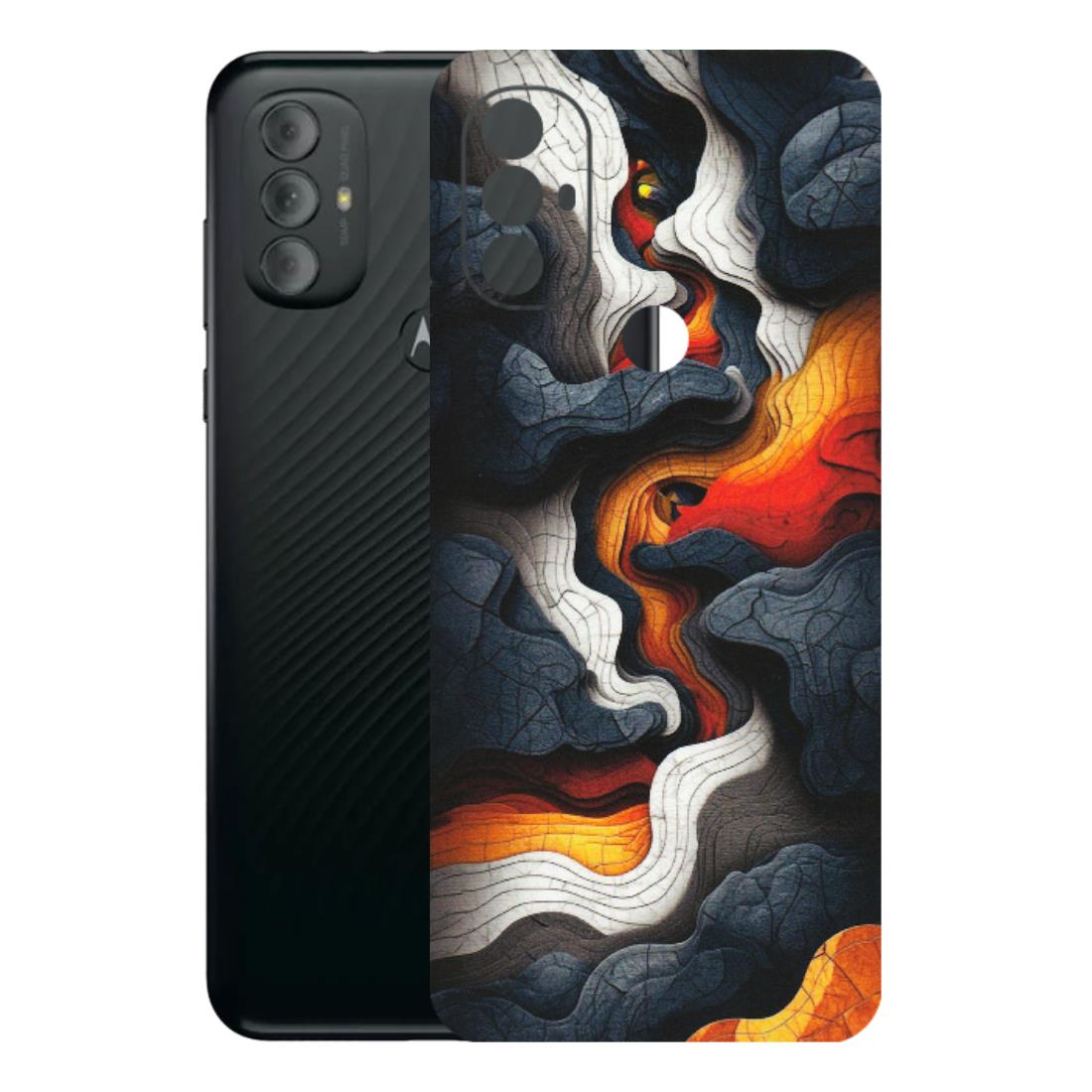 Motorola Phone Skins (All Models) - Abstract Volcanic Layers - Matte Finish (M-52) Motorola Moto G Power