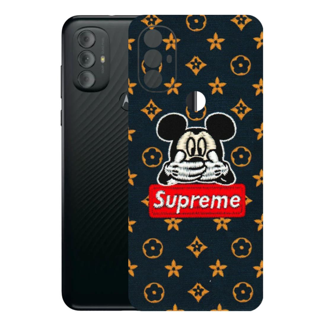 Motorola Phone Skins (All Models) - Mickey Supreme - Matte Finish (M-83) Motorola Moto G Power