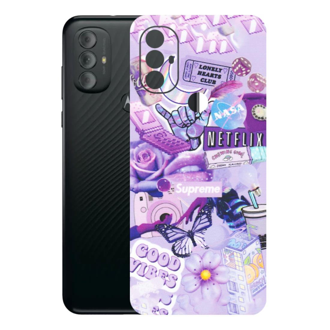 Motorola Phone Skins (All Models) - Supreme Purple Magic - Matte Finish (M-88) Motorola Moto G Power