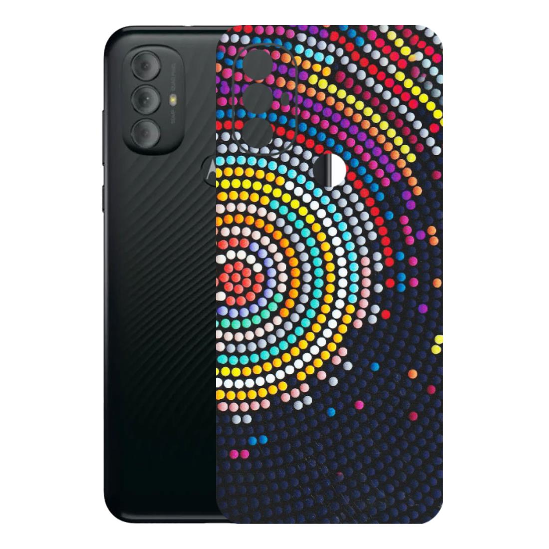 Motorola Phone Skins (All Models) - Rainbow Dot Mandala - Matte Finish (M-97) Motorola Moto G Power
