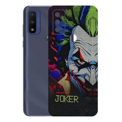 Motorola Phone Skins (All Models) - Joker Dot Matrix - 3D Embossed Finish (L-08) Motorola Moto G Pure