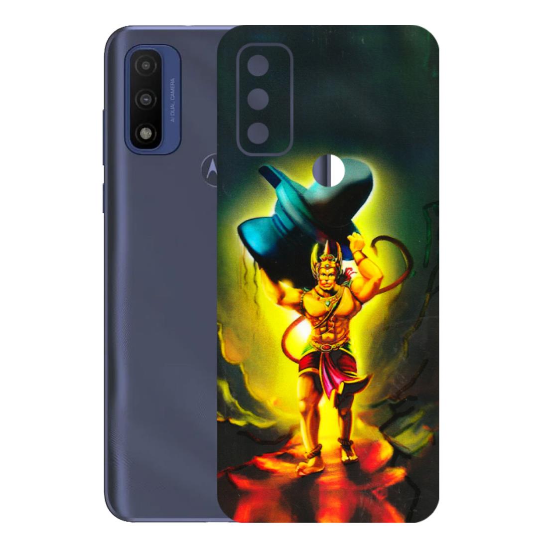 Motorola Phone Skins (All Models) - Hanuman Ji - 3D Embossed Finish (L-128) Motorola Moto G Pure