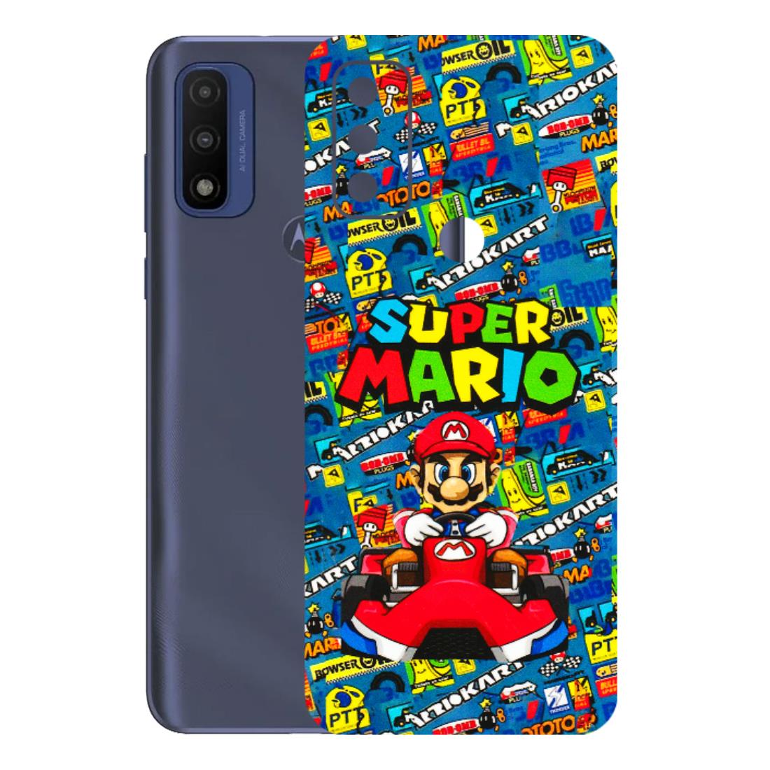 Motorola Phone Skins (All Models) - Super Mario Kart - 3D Embossed Finish (L-140) Motorola Moto G Pure